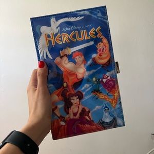 NWT Disney Hercules VHS Clutch RARE 💙💜🧡